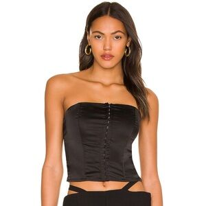 REVOLVE Black Corset Top